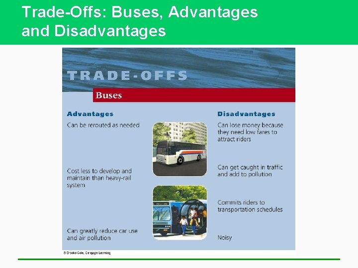 Trade-Offs: Buses, Advantages and Disadvantages 