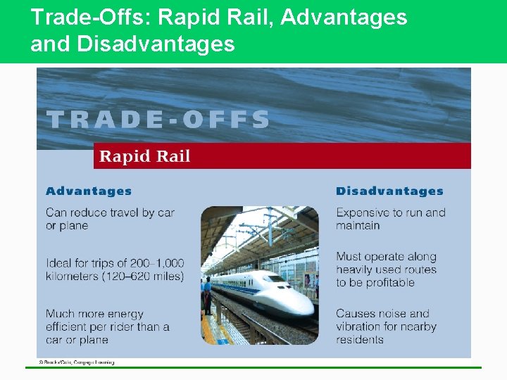 Trade-Offs: Rapid Rail, Advantages and Disadvantages 