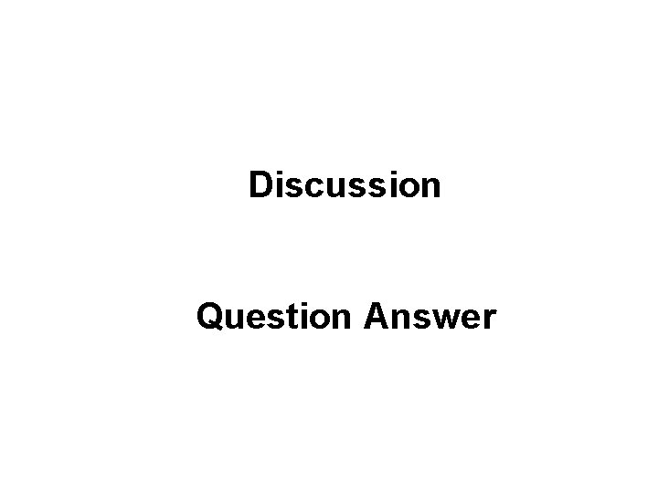 Discussion Question Answer 