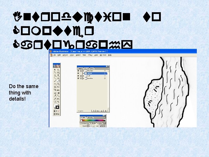 Introduction to Computer Cartography Do the same thing with details! 