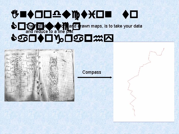 Introduction to The first step, as for hand drawn maps, is to take your