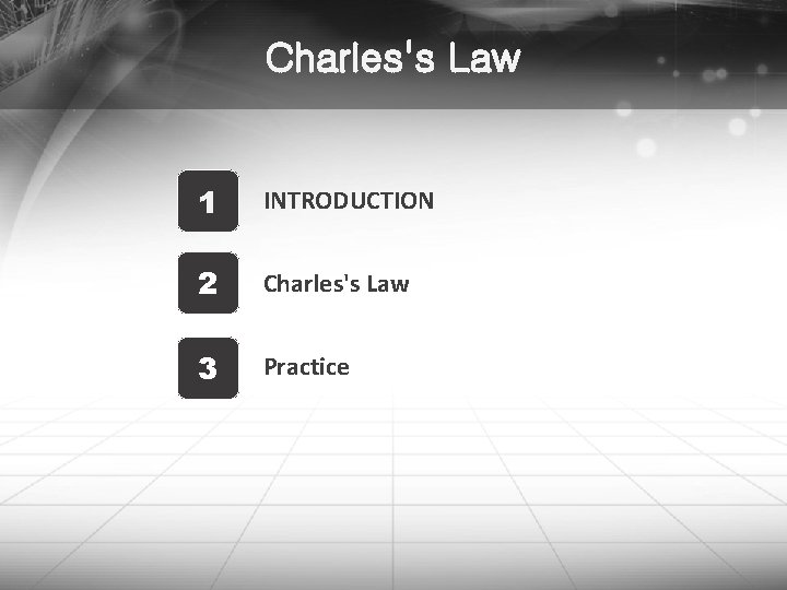 Charles's Law 1 INTRODUCTION 2 Charles's Law 3 Practice http: //blog. naver. com/bravetop 