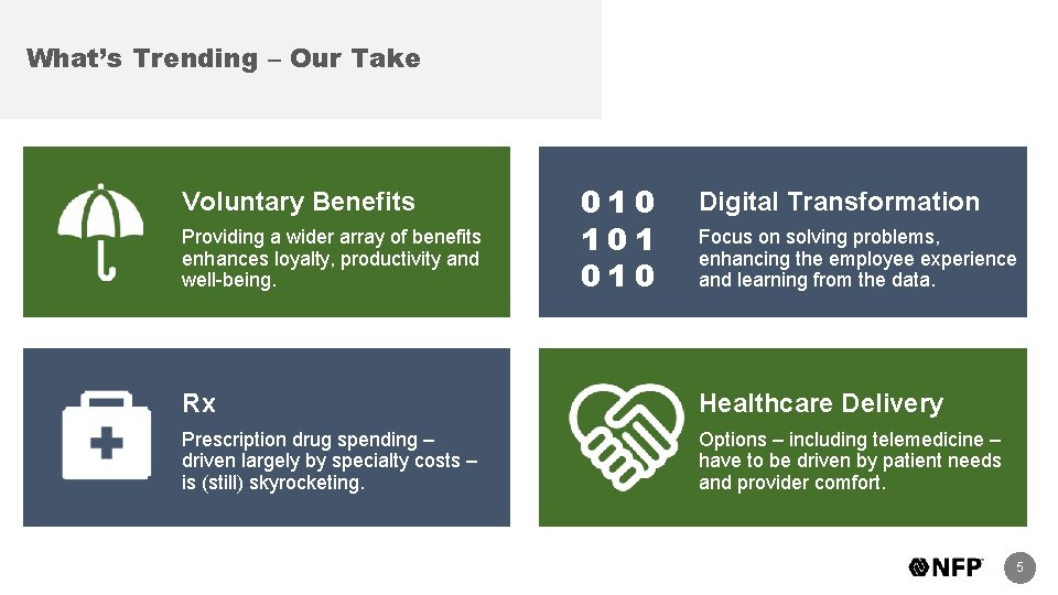 What’s Trending – Our Take Voluntary Benefits Providing a wider array of benefits enhances