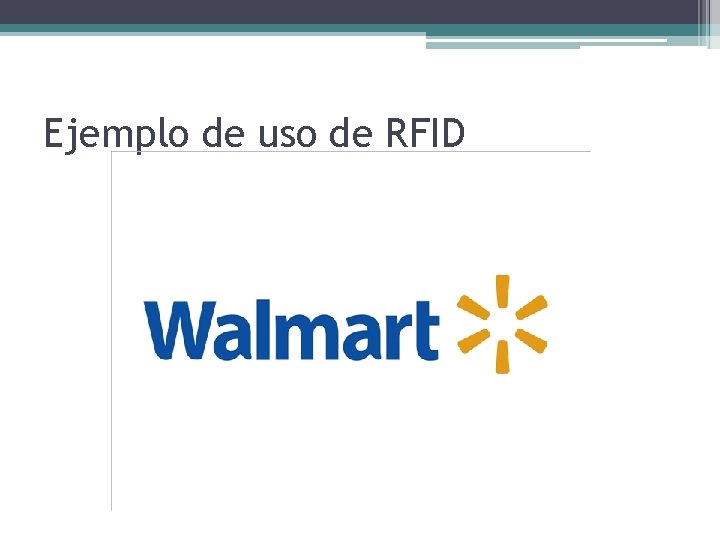 Ejemplo de uso de RFID 