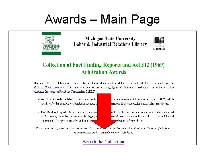 Awards – Main Page 