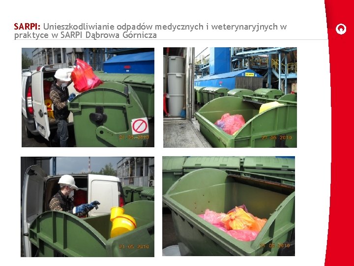 SARPI: Unieszkodliwianie odpadów medycznych i weterynaryjnych w praktyce w SARPI Dąbrowa Górnicza 