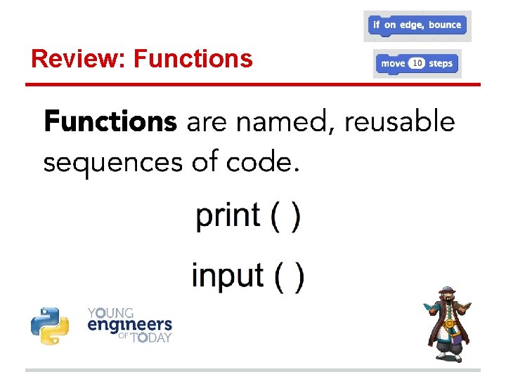 Review: Functions 