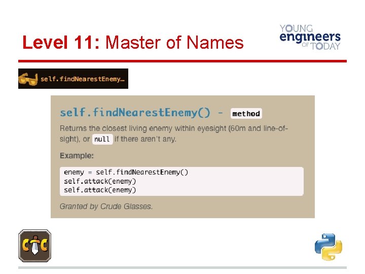 Level 11: Master of Names 