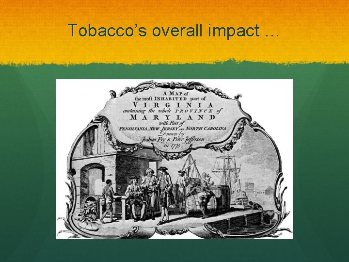 Tobacco’s overall impact … 