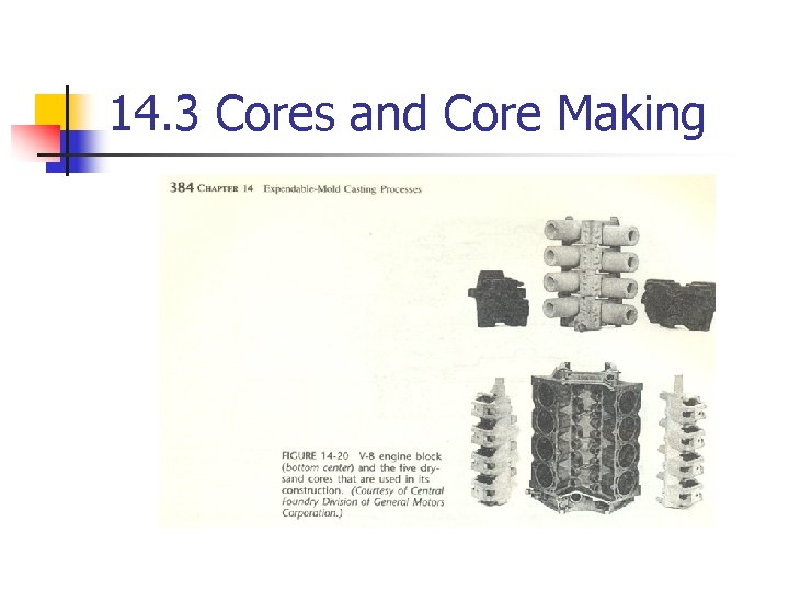 14. 3 Cores and Core Making 