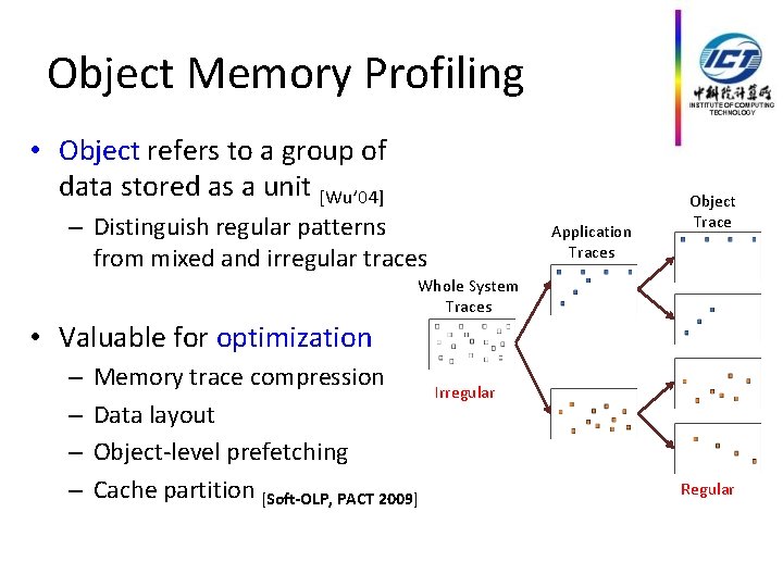 Object Memory Profiling • Object refers to a group of data stored as a