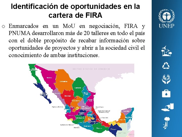 Identificación de oportunidades en la cartera de FIRA o Enmarcados en un Mo. U