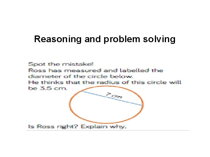 Reasoning and problem solving 