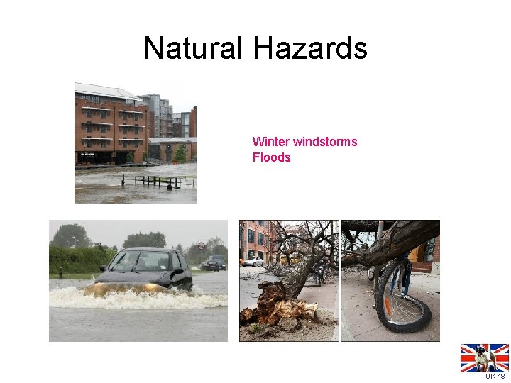Natural Hazards Winter windstorms Floods UK 18 