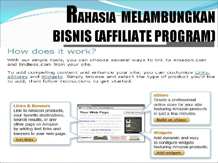 RAHASIA MELAMBUNGKAN BISNIS (AFFILIATE PROGRAM) 