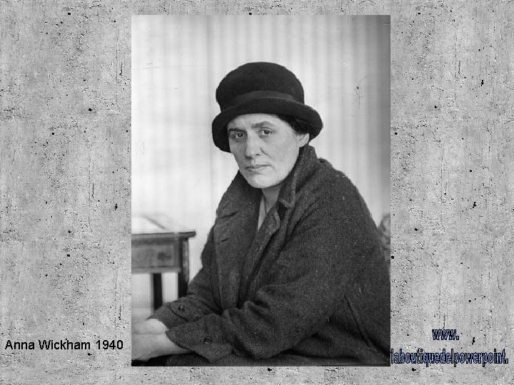 Anna Wickham 1940 