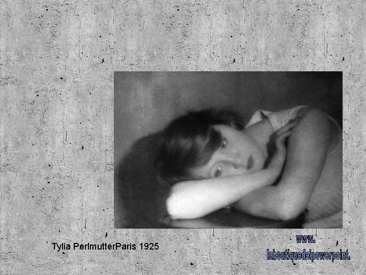 Tylia Perlmutter. Paris 1925 