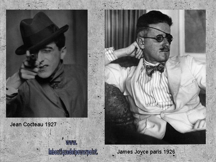 Jean Cocteau 1927 James Joyce paris 1926 