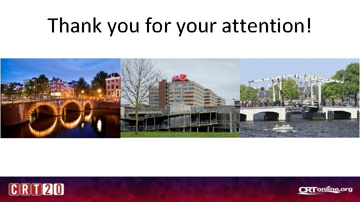 Thank you for your attention! 