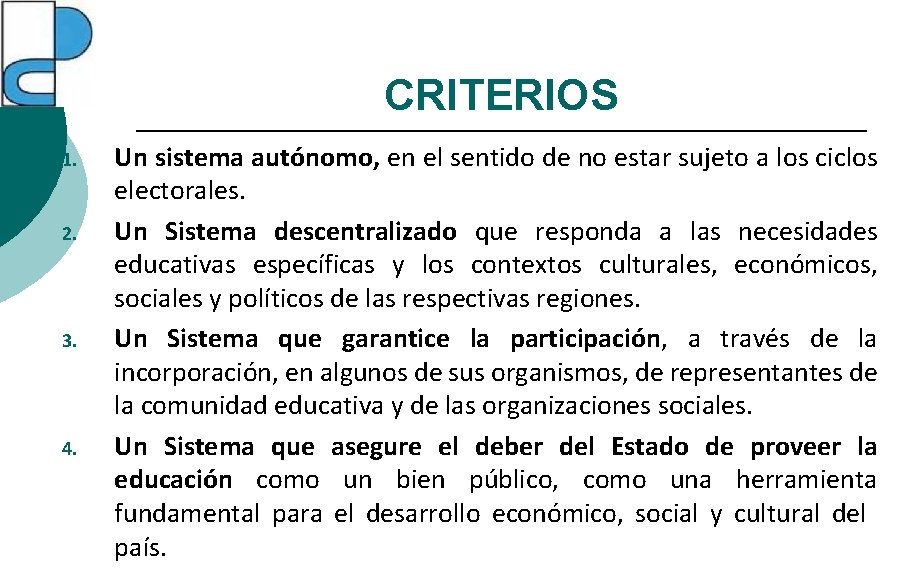 Propuesta de Nueva Institucionalidad de la Educacin Pblica