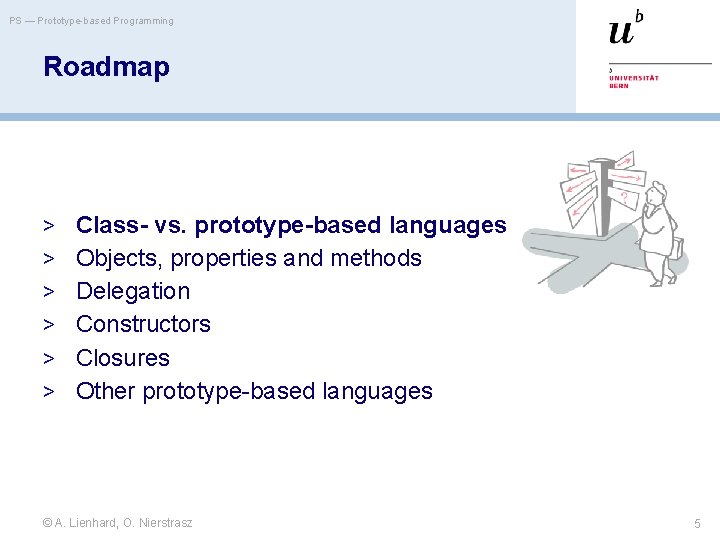 PS — Prototype-based Programming Roadmap > Class- vs. prototype-based languages > Objects, properties and