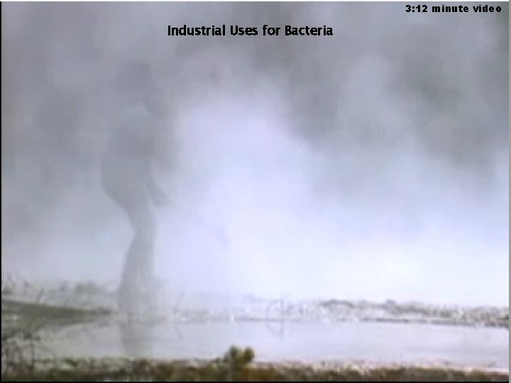 3: 12 minute video Industrial Uses for Bacteria 