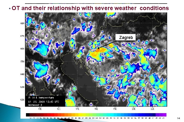 § OT and their relationship with severe weather conditions Zagreb 14 