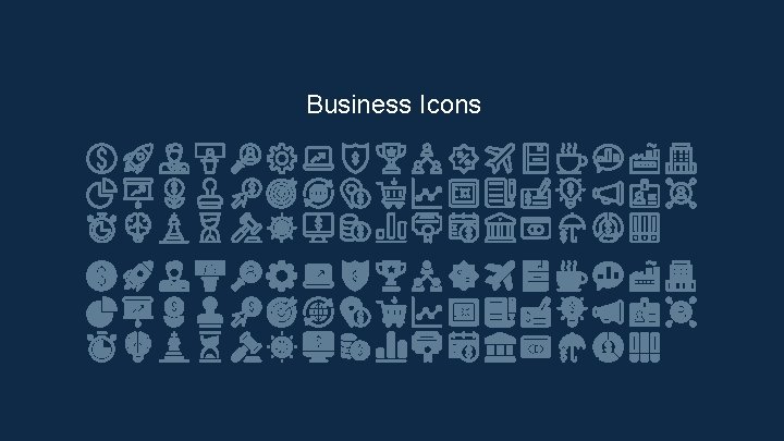 Business Icons 