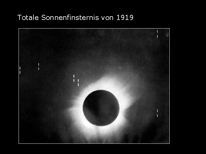 Totale Sonnenfinsternis von 1919 