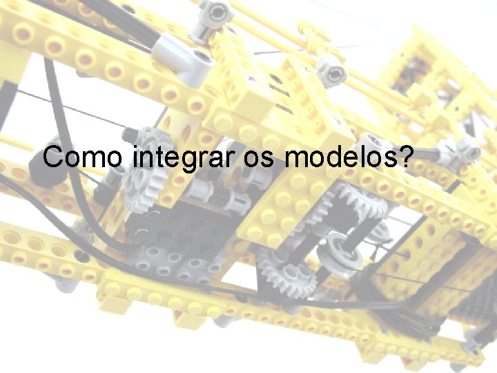 Como integrar os modelos? 