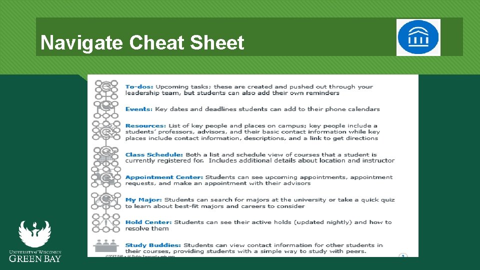 Navigate Cheat Sheet 