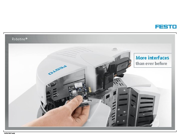 Robotino® More interfaces than ever before DC-ER / Dirk Pensky 