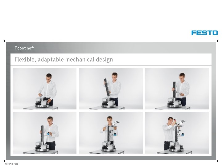 Robotino® Flexible, adaptable mechanical design DC-ER / Dirk Pensky 
