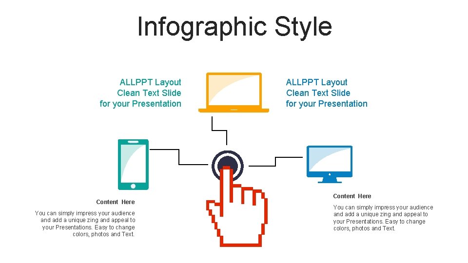 Infographic Style ALLPPT Layout Clean Text Slide for your Presentation Content Here You can