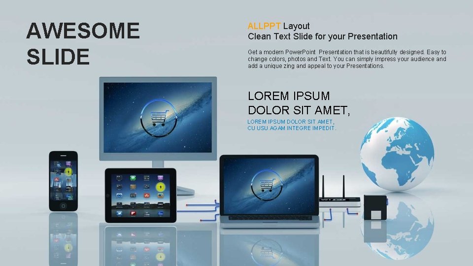 AWESOME SLIDE ALLPPT Layout Clean Text Slide for your Presentation Get a modern Power.