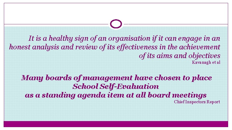 It is a healthy sign of an organisation if it can engage in an