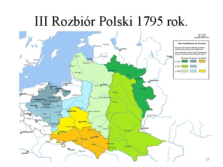 III Rozbiór Polski 1795 rok. 19 