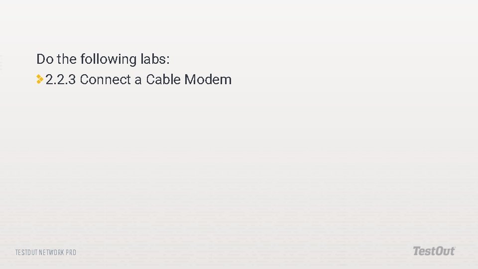 CABLES AND CONNECTORS TESTOUT NETWORK PRO Connect a