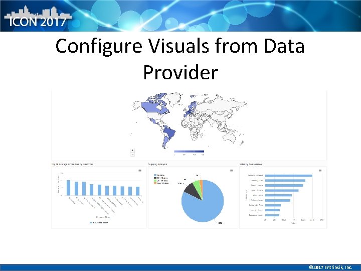 Configure Visuals from Data Provider © 2017 Entrinsik, Inc. 