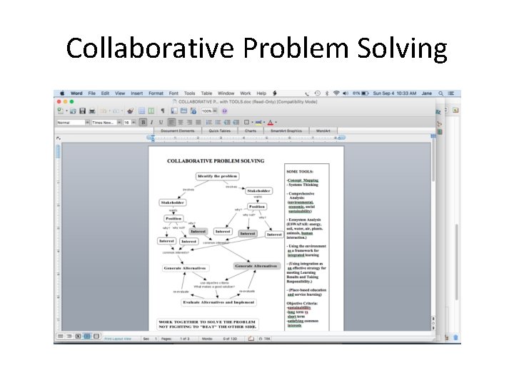 Collaborative Problem Solving 