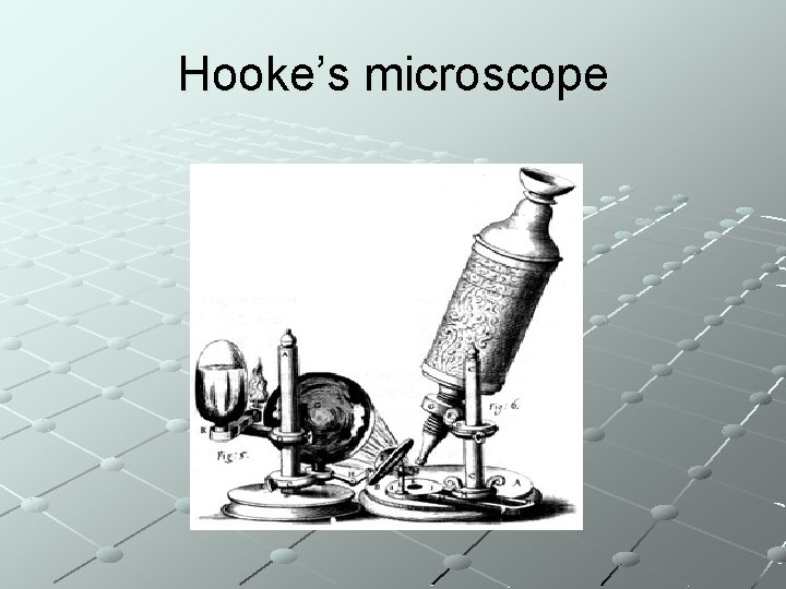 Hooke’s microscope 