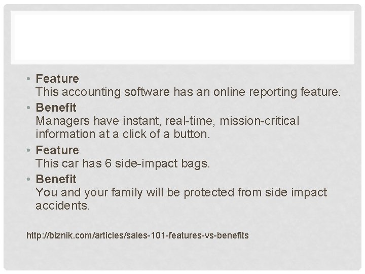  • Feature This accounting software has an online reporting feature. • Benefit Managers