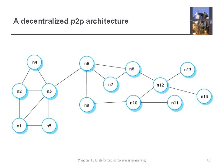 A decentralized p 2 p architecture Chapter 18 Distributed software engineering 46 