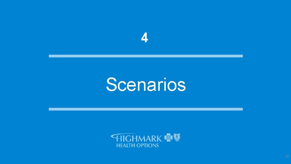 4 Scenarios 29 