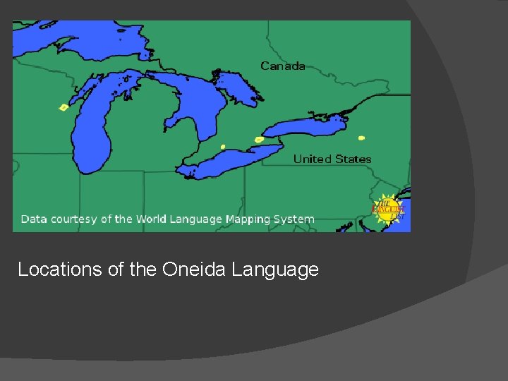 Locations of the Oneida Language 