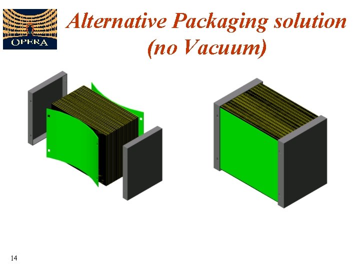 Alternative Packaging solution (no Vacuum) 14 