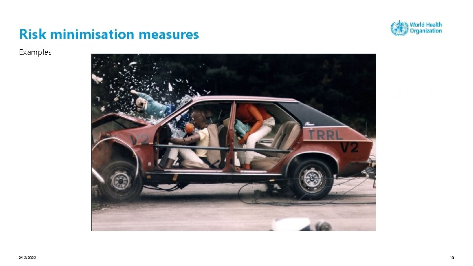 Risk minimisation measures Examples 2/13/2022 10 