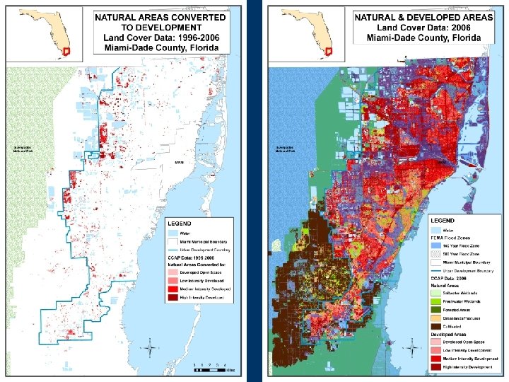 Land Cover Change data downloaded from the Land Cover Atlas 