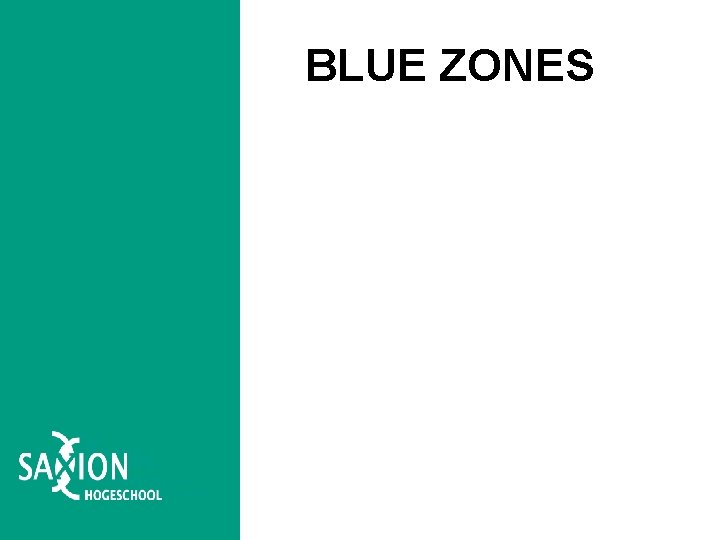 BLUE ZONES 