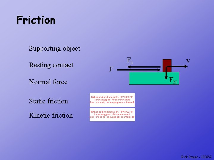 Forces basic physics Gravity Friction static and
